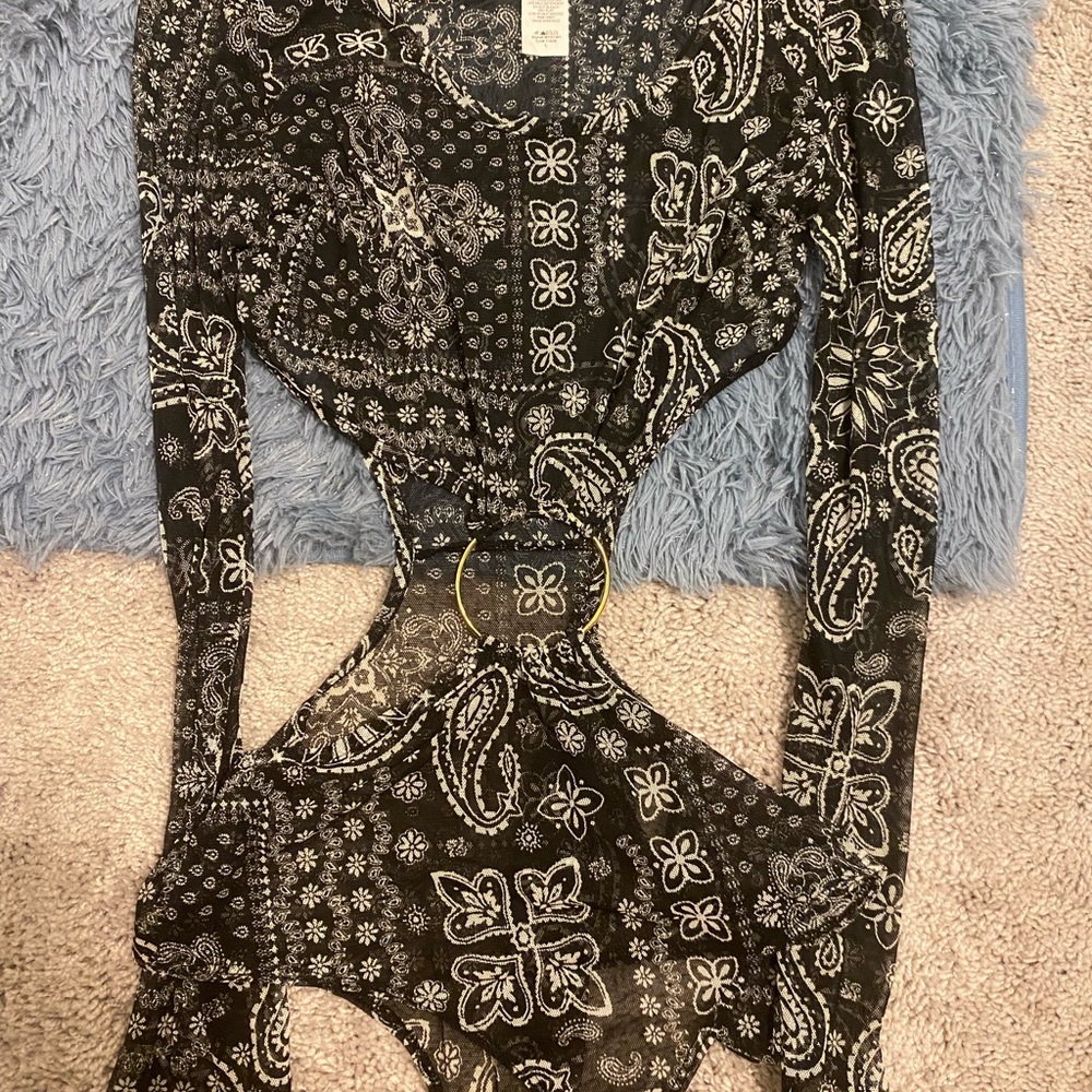 Sexy cut out bodysuit